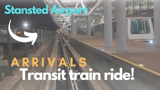 Stansted Airport transit train arrivals [upl. by Ecinad]