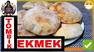 tombik ekmek tarifi 100 tam tarif  pita ekmek  pitta ekmek  gobit ekmek  balon ekmek ✅ [upl. by Oiramej]