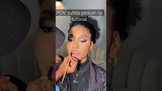 How to achieve subtle pink lip 👄 makeuptutorial makeuptips abujamakeupartist makeuptricks [upl. by Okemak228]