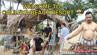 NAG BIGLAAN OUTING ANG FAMBAM HERE AT CALILAYAN COVE BEACH RESORT UNISAN QUEZON [upl. by Leanor]