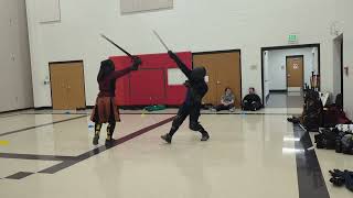 HEMA  Tanner vs Kyle  Sidesword Sparring [upl. by Oiram]