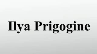 Ilya Prigogine [upl. by Wilhide687]