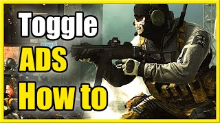 How to TURN ON Toggle Aim Down Sights ADS in COD Modern Warfare 2 Fast Tutorial [upl. by Weiser387]