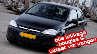 Lekke Kleppendeksel pakking bougies en uitlaat vervangen Opel Corsa [upl. by Deb]