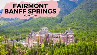 Fairmont Banff Springs Hotel Tour  Luxury Hotel in BANFF Canada  Fairmont Gold  Rundle Bar [upl. by Mcarthur]