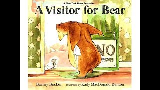 A VISITOR FOR BEAR  BOOK  READ ALOUD BOOK WITH ENGLISH SUBTITLES [upl. by Irma]