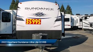 2022 Heartland Sundance Ultra Lite 221RB Stockton Sacramento San Francisco San Jose Manteca [upl. by Hairem]