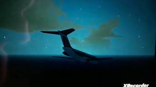 Alitalia Flight 4128  Crash Animation [upl. by Isacco421]