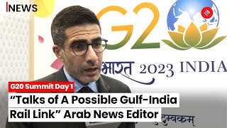 G20 Summit Hints at GameChanging GulfIndia Rail and Port Link  G20 Summit 2023 [upl. by Trinl]