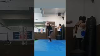 Cheat 720 hook kick boyka taekwondo karate mma ufc [upl. by Eltrym]