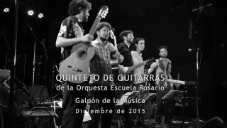 De puro curda OlmedoAznar Quinteto de Guitarras de la Orquesta Escuela de Rosario [upl. by Timus]