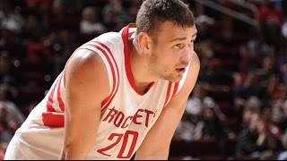 Donatas Motiejunas Rockets 2015 Season Highlights Part2 [upl. by Laenahtan386]