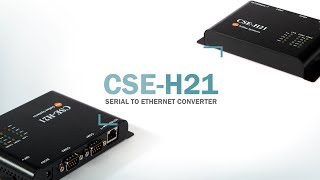 Industrial 2Port RS232 to Ethernet Device Server  CSEH21 [upl. by Llessur]