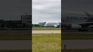 Airbus beluga XL 300200F LHR runway 27R [upl. by Rudin500]