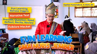 Narrative Text  Reading Malin Kundang using Folklore Macket  Fun Learning SMA Nuris Jember [upl. by Bortz]