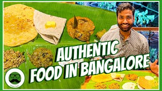 Authentic Karnataka Meals Thali in Bangalore Basaveshwar Khanavali  Veggie Paaji [upl. by Nigen]