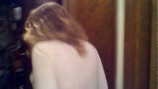 Scaring wife as she comes out of the bathroom funny [upl. by Dympha581]