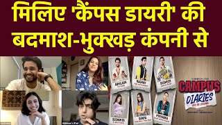 Campus Diaries Cast Interview Ritvik Sahore  Salonie Patel  Abhinav Sharma  Srishti Rindani [upl. by Nelg806]