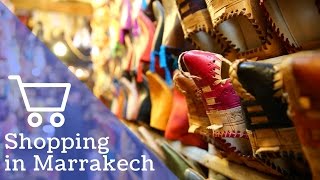 CHRISTMAS SHOPPING IN THE SOUKS  Marrakech Morocco [upl. by Naloc]