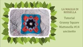 Mattonelle Colorate Un Viaggio nel Mondo del Crochet Granny Square 14 tutorial crochet [upl. by Otineb]