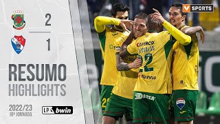 Highlights  Resumo Paços de Ferreira 21 Gil Vicente Liga 2223 18 [upl. by Chellman]