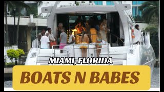 BOATS N BABES Waves and Rave Miamitrending miami party summer fun hauloverinlet [upl. by Hanleigh]