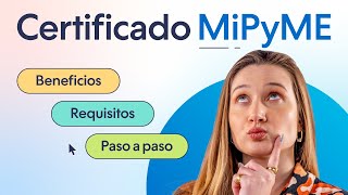 ✅ 5 pasos para solicitar tu Certificado MiPyME Tutorial actualizado a 2023 [upl. by Siravaj]