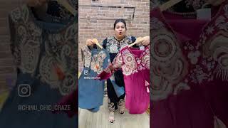 DESIGNER PURE MUSLIN CORD SET  CHINU CHIC CRAZE  TILAK NAGAR [upl. by Asare]