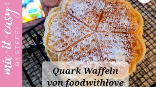 🧇 Sie schmecken so perfekt diese fluffigen QUARKWAFFELN  supersoft 🧇 Thermomix® TM6 [upl. by Loella204]