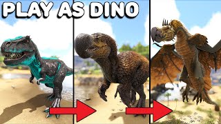 STEALING WYVERN EGGS AS A DODOREX  PLAY AS DINO  ARK SURVIVAL EVOLVED [upl. by Quitt]