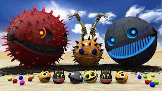 Pacman vs Monster Robot pac vs monster pacman a AyotaTe [upl. by Edobalo925]