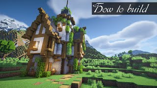 Medieval Starter Survival House  Minecraft Tutorial [upl. by Netsrek]