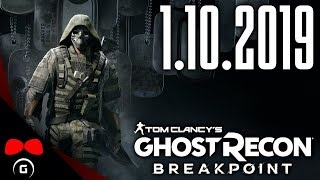 Tom Clancys Ghost Recon Breakpoint  1  1102019  Agraelus  1080p60  PC  CZ [upl. by Ybbed]