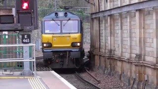 92038 on Caledonian Sleeper Duties Sat 19th March 2016 [upl. by Yojenitsirk330]