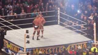 Wrestlemania XXIX  John Cena vs The Rock FINISH TO THE MATCH [upl. by Ehlke245]