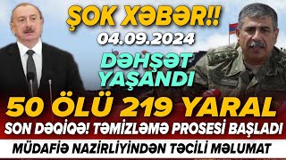 TÆCÄ°LÄ° Æsas xÉ™bÉ™rlÉ™r 04092024 XÉ™bÉ™r BÉ™lÉ™dcisi xeberler son xeberler bugun 2024 [upl. by Eira]