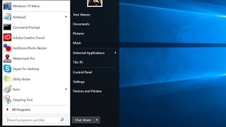 كيفية تثبيت قائمة ابدأ لويندوز 8 و 10  How to setup Start menu to windows 8 amp 19 [upl. by Adlesirk896]