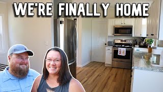 FINISHED Moving In amp HOUSE TOUR  Renovated Single Wide Mobile Home [upl. by Annairda]