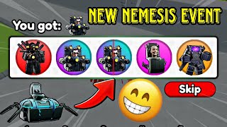 Opening New Nemesis Crate for Upgraded GToilet in SKIBIDI TOWER DEFENSE New Update EVENT [upl. by Enoed]