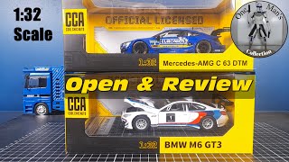 Diecast Open amp Review  Cool Chic Auto  132 Scale  MercedesAMG C 63 DTM amp BMW M6 GT3 [upl. by Carolin]