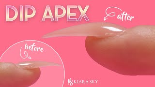 💅🏼 How to Build An Apex on Your Nail Using Dip Powder ✨ Nail Tutorial 💕 [upl. by Asela]