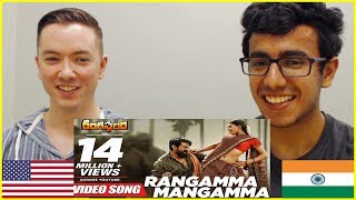 Rangamma Mangamma Song Reaction by American amp Indian  RANGASTHALAM [upl. by Eetsirk]