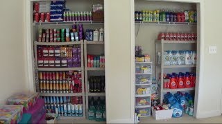 Couponing Stockpile Video10 Months of Couponing [upl. by Eemaj]