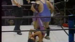 UWFI Nobuhiko Takada vs Victor Zangief [upl. by Immanuel228]