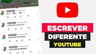 Youtube Escrever com outras fontes Negrito Itálico e quotRiscadoquot  Paradrops 27 [upl. by Petronella]