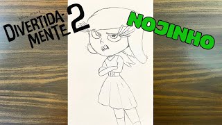 COMO DESENHAR A NOJINHO DIVERTIDA MENTE 2 [upl. by Ellen45]