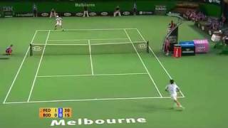 Roger Federer vs Andy Roddick AO 2007 SF HQ [upl. by Ainessey507]