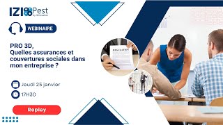 Webinaire  Quelles assurances et couvertures sociales dans mon entreprise [upl. by Dunning510]