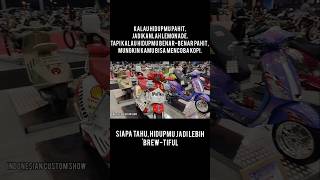 Vespa rally nya bagus bagerddd shorts fyp kuliner vespa automobile rally jogja [upl. by Mackler145]