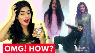 Reacting To Indian Musicallys MyDiwaliOutfit  Dhwani Bhatt [upl. by Lekim]